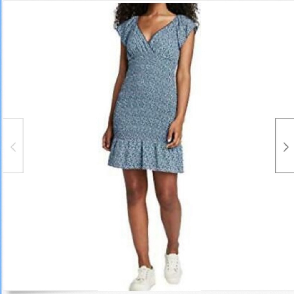 Wide Fable NWT Blue Floral Smocked Dress Size XXL - Picture 3 of 12